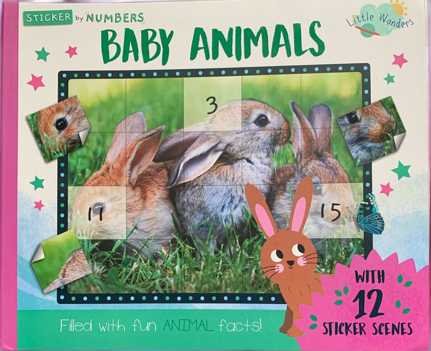 little wonders sticker by number - baby animals - Ảnh 2