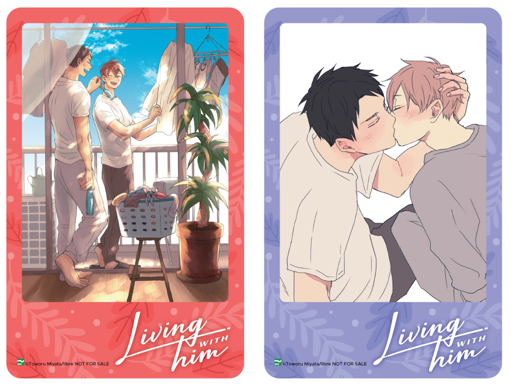 living with him - cuộc sống có cậu kề bên - bản sưu tầm - tặng kèm set 2 clear card + card holder + móc khóa acrylic - Ảnh 3