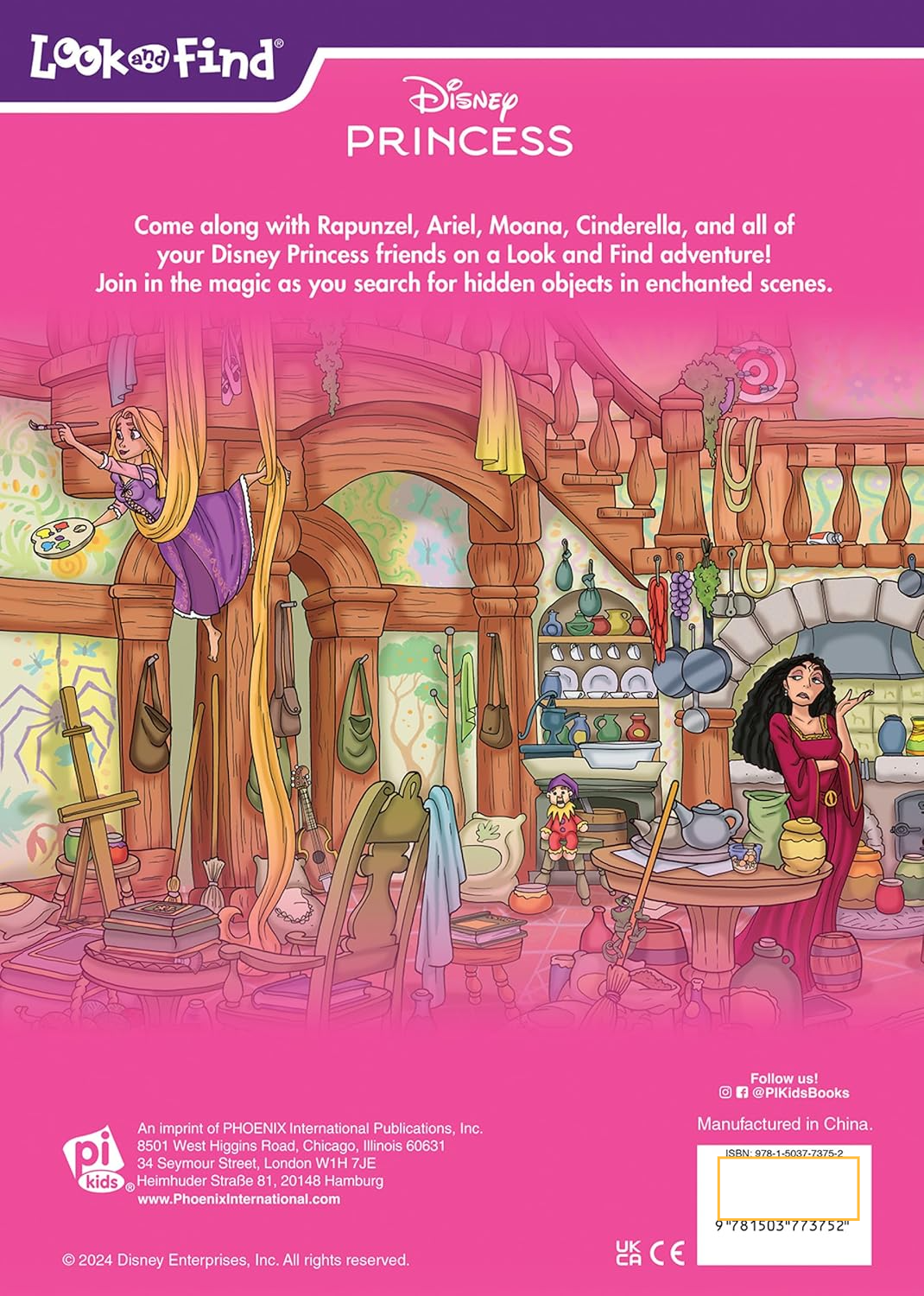 Look And Find Sticker Book Disney Princess Magical Adventures - Ảnh 3