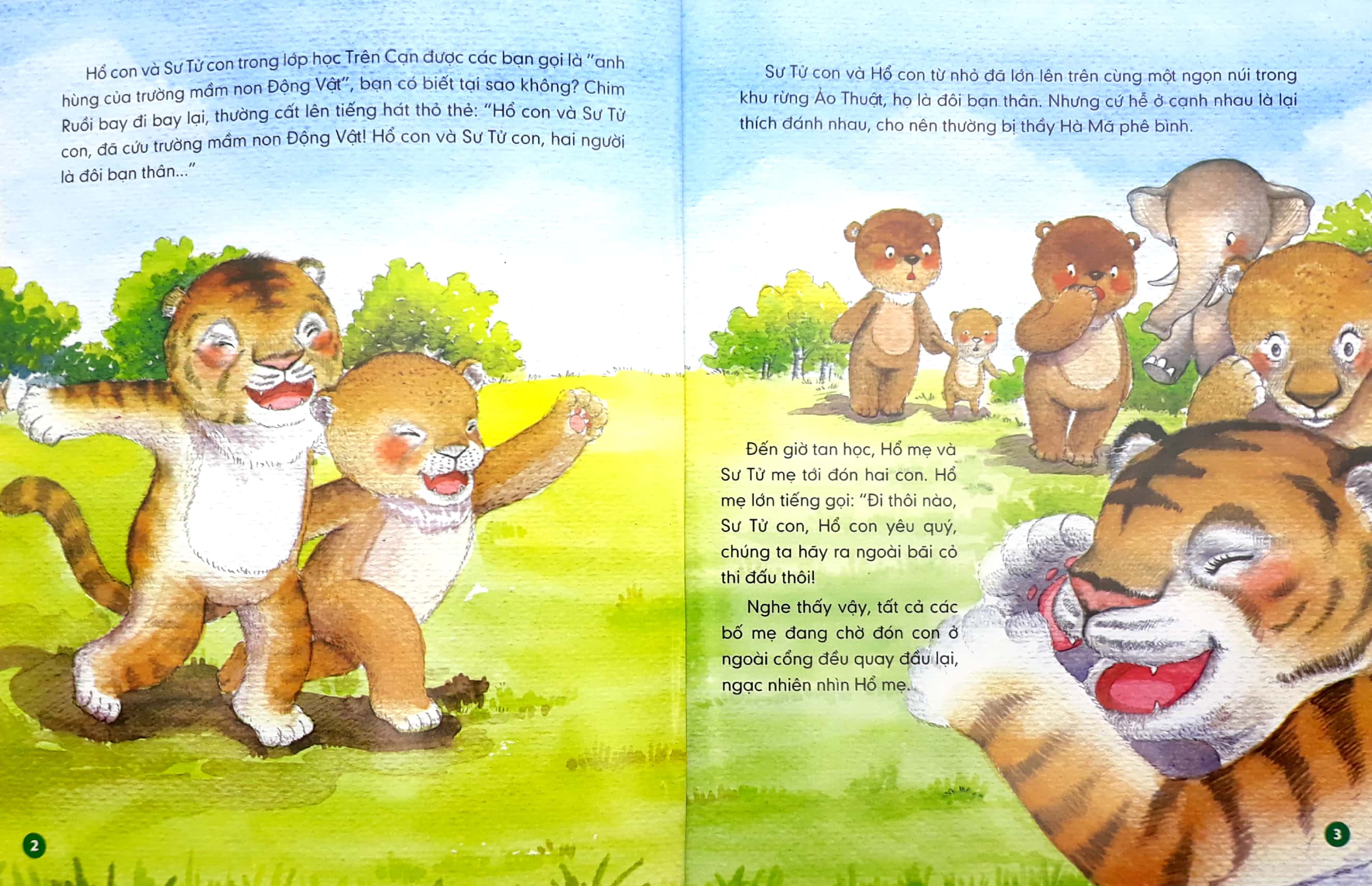 Lớp Học Trên Cạn - Trận Chiến Của Sư Tử Con Và Hổ Con - Ảnh 3
