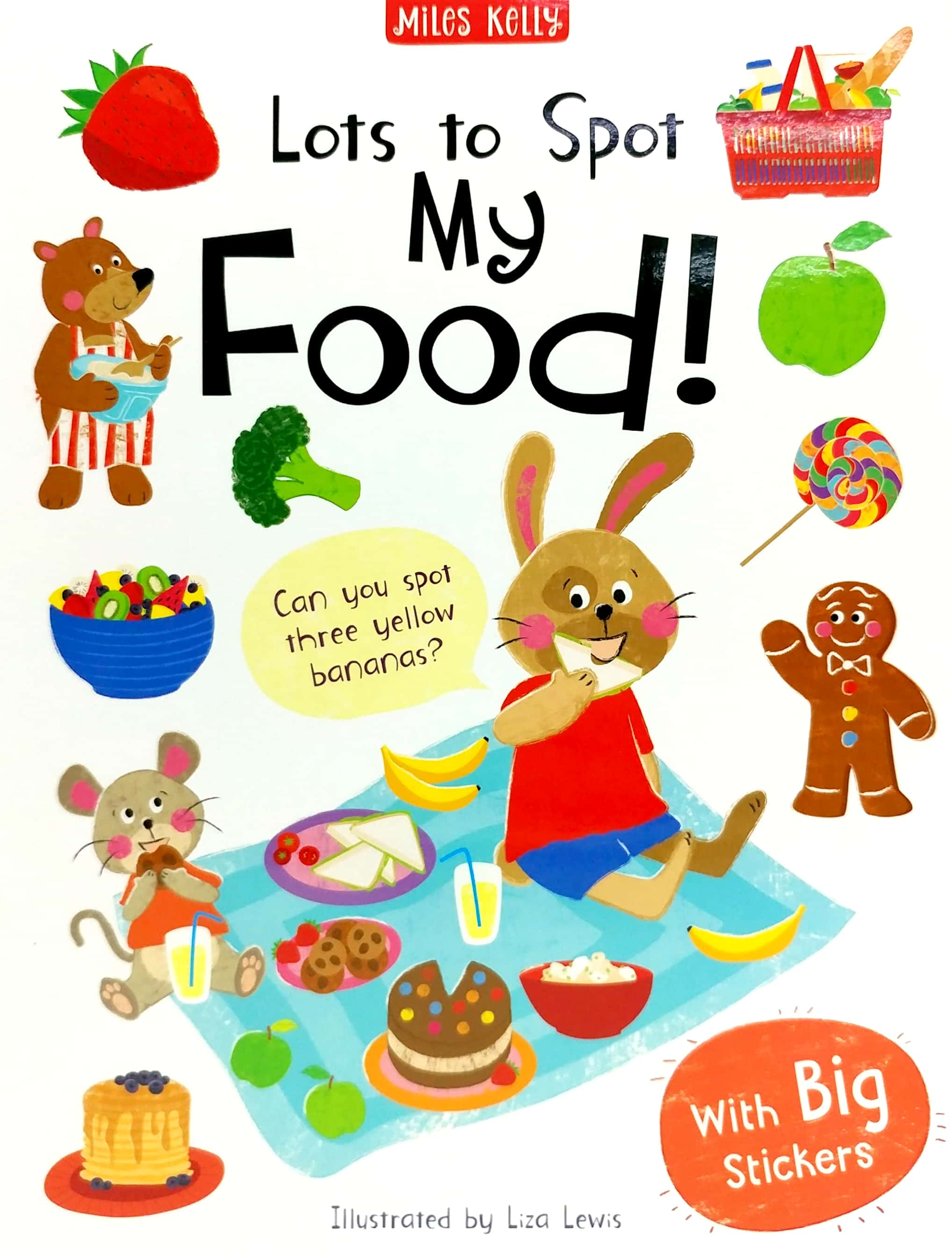 lots to spot sticker book: my food! - Ảnh 2