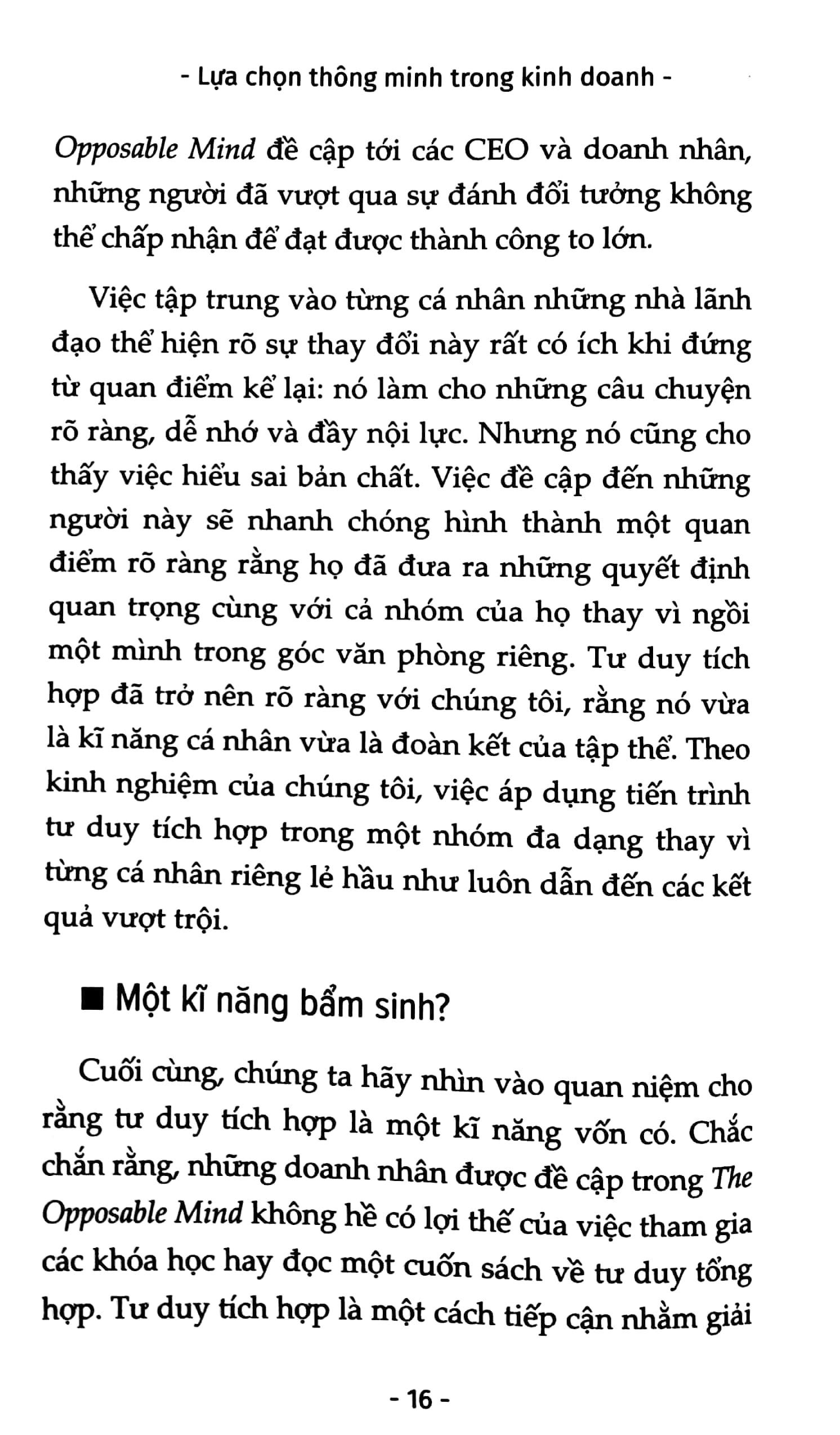 lựa chọn thông minh trong kinh doanh - Ảnh 9