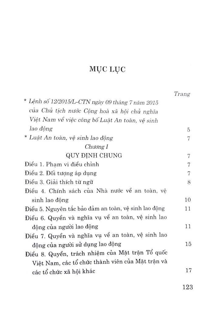 luật an toàn, vệ sinh lao động (hiện hành) (tái bản 2024) - Ảnh 3