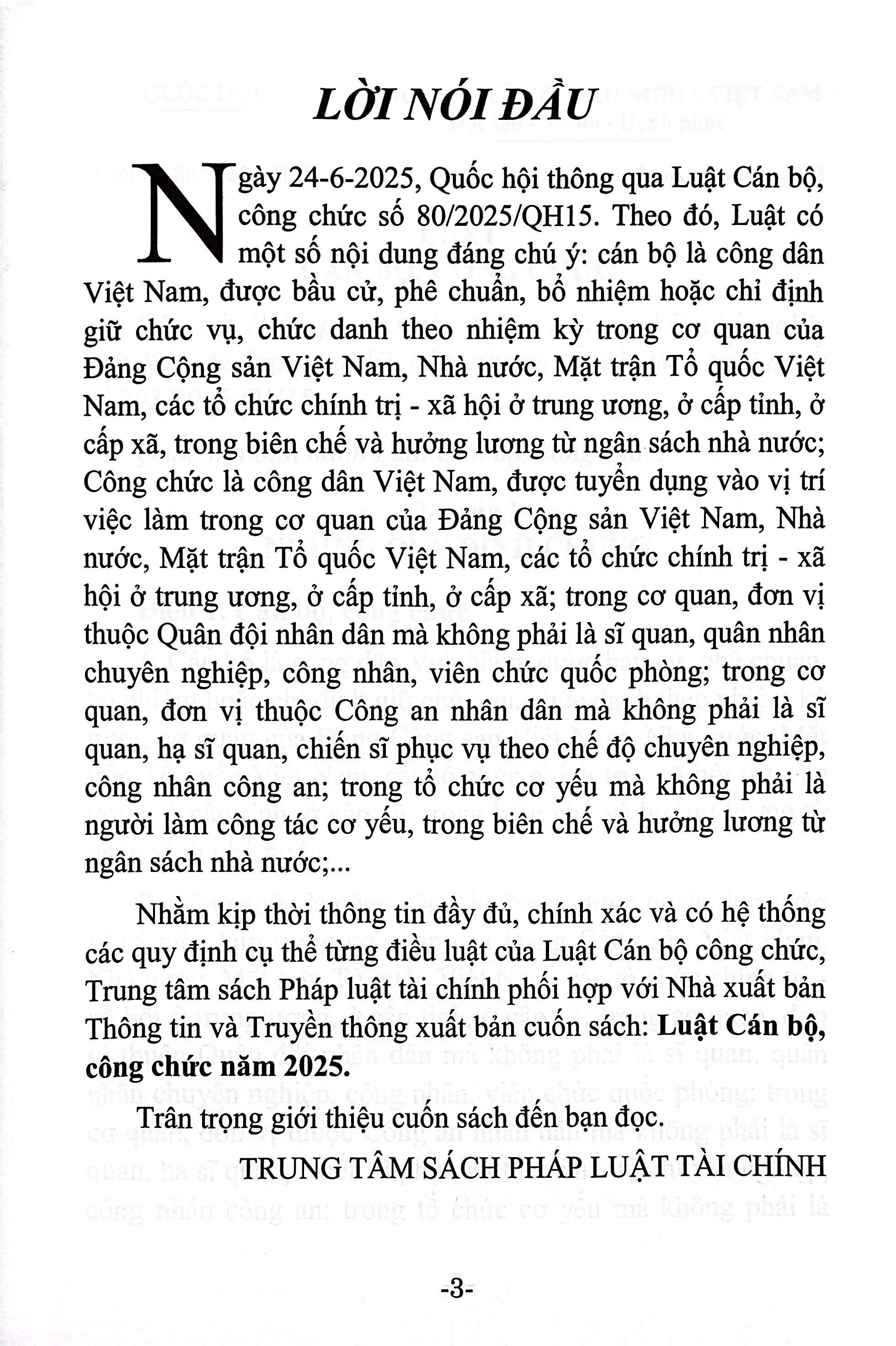 Luật Cán Bộ Công Chức Năm 2025 - Ảnh 4