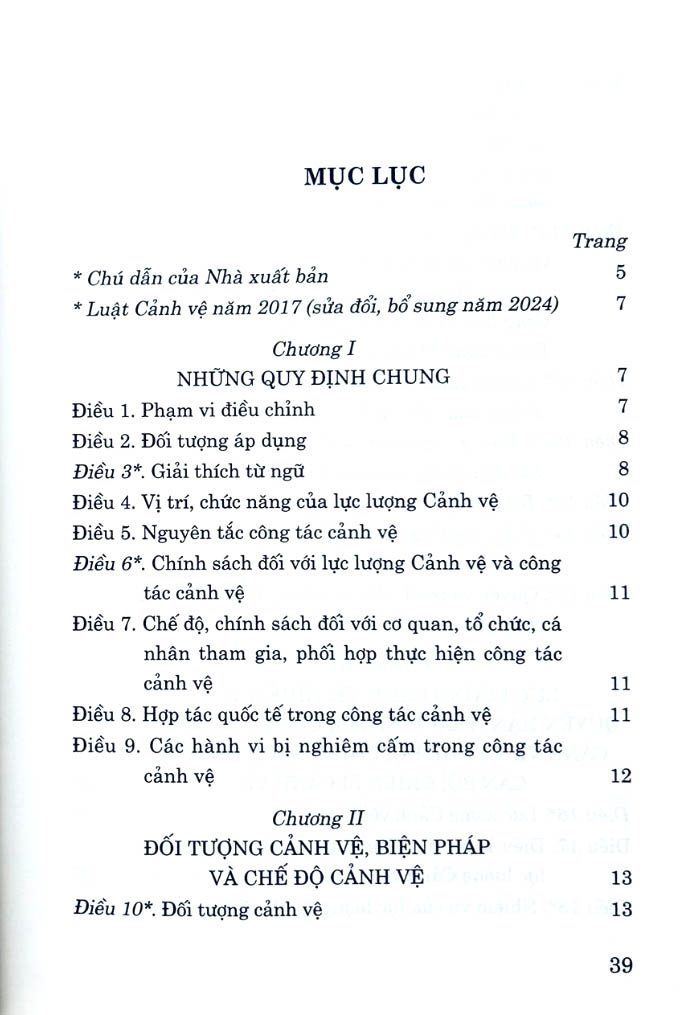 luật cảnh vệ năm 2017 (sửa đổi, bổ sung năm 2024) - Ảnh 5