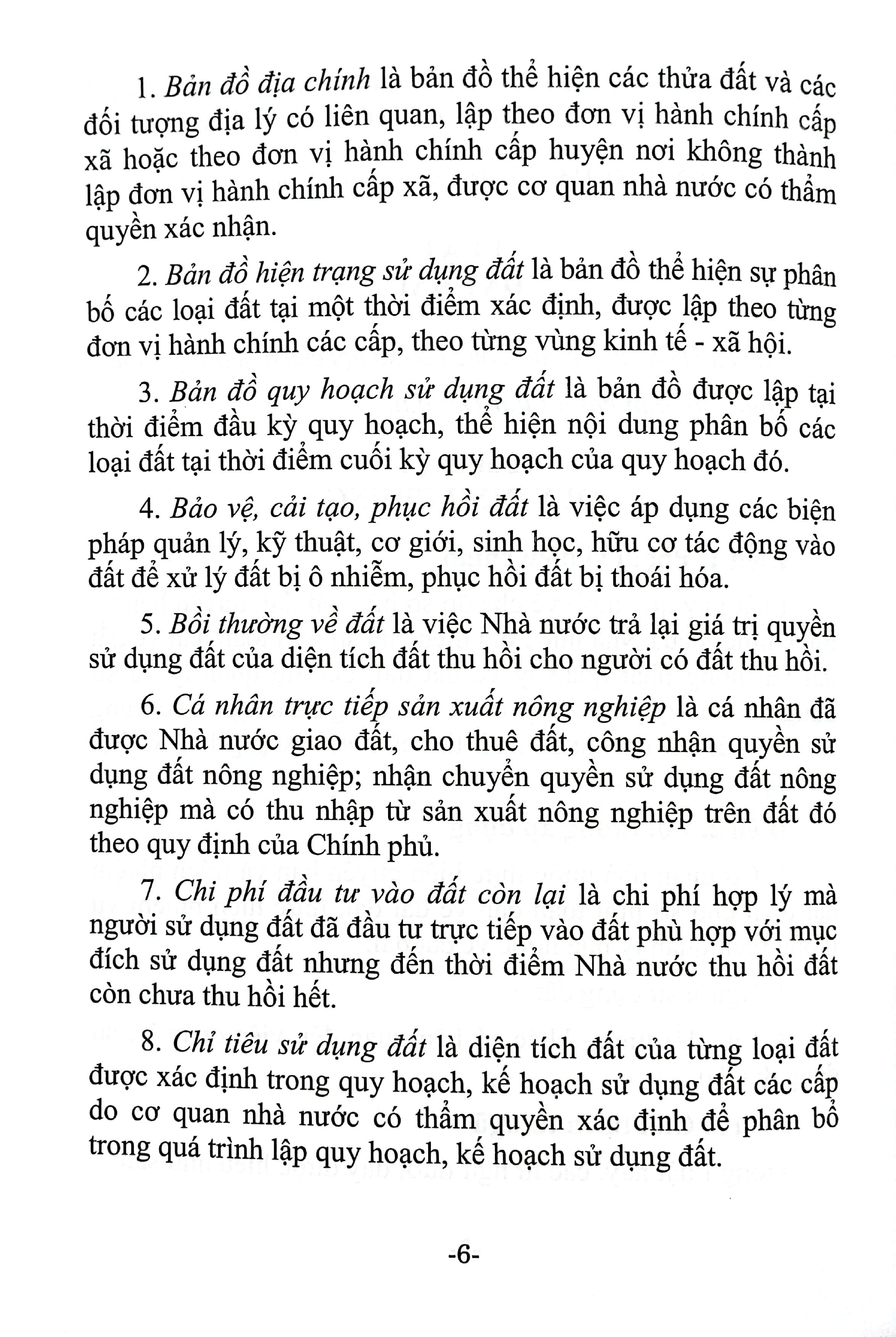 luật đất đai (hiện hành) (được quốc hội thông qua ngày 18/01/2024, có hiệu lực từ ngày 01/08/2024) - Ảnh 6