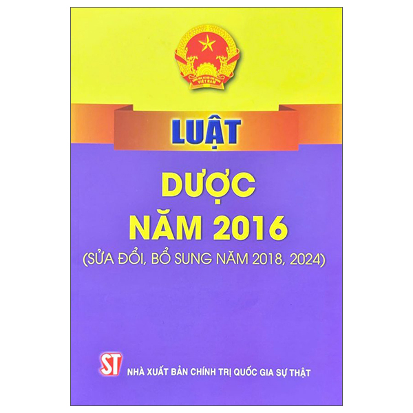 Luat Duoc Nam 2016 (Sua Doi, Bo Sung Nam 2018, 2024)