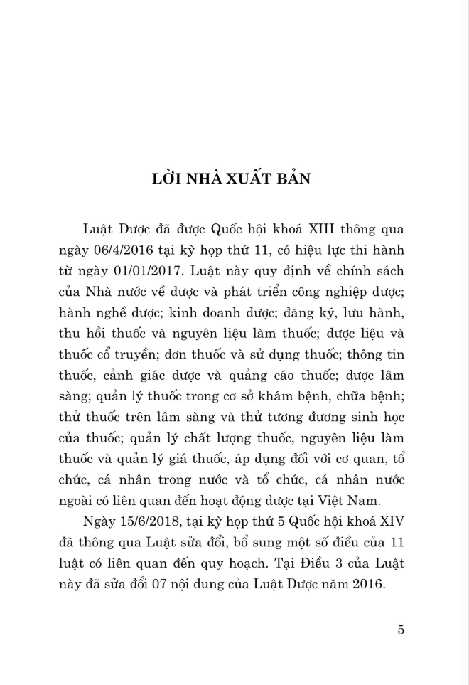 Luật Dược Năm 2016 (Sửa Đổi, Bổ Sung Năm 2018, 2024) - Ảnh 3