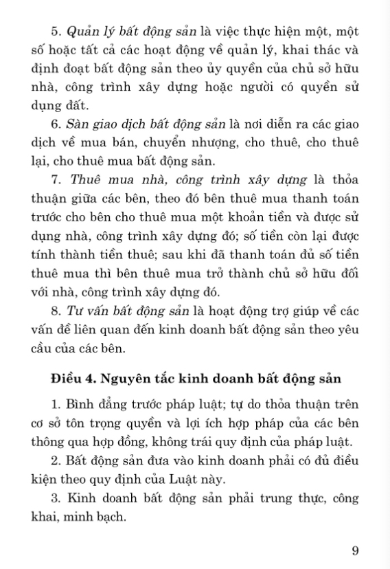 luật kinh doanh bất động sản (hiện hành)(sửa đổi, bổ sung năm 2020) - Ảnh 6