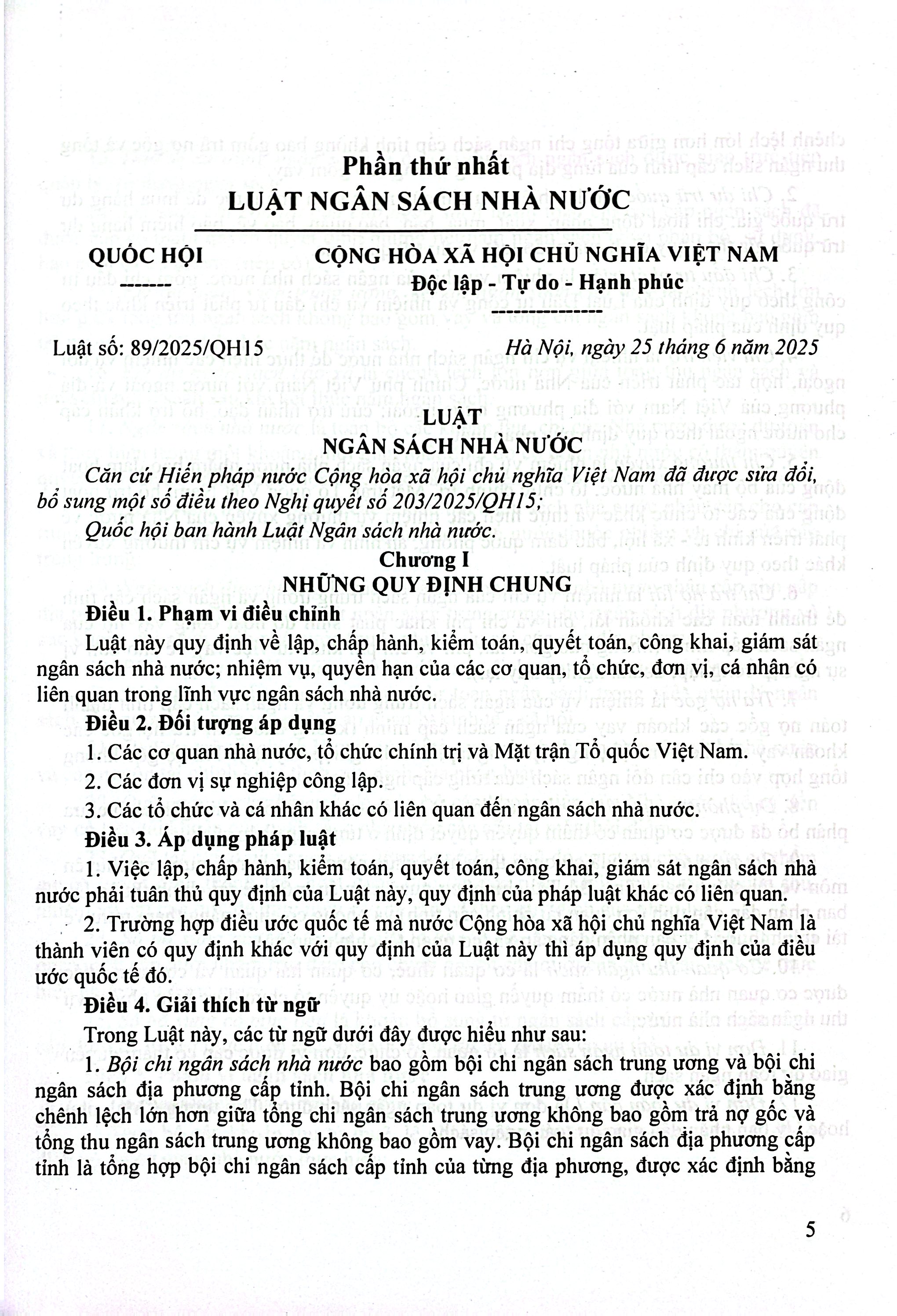 Luật Ngân Sách Nhà Nước - Hệ Thống Các Văn Bản Quy Định Chi Tiết Thi Hành - Ảnh 5