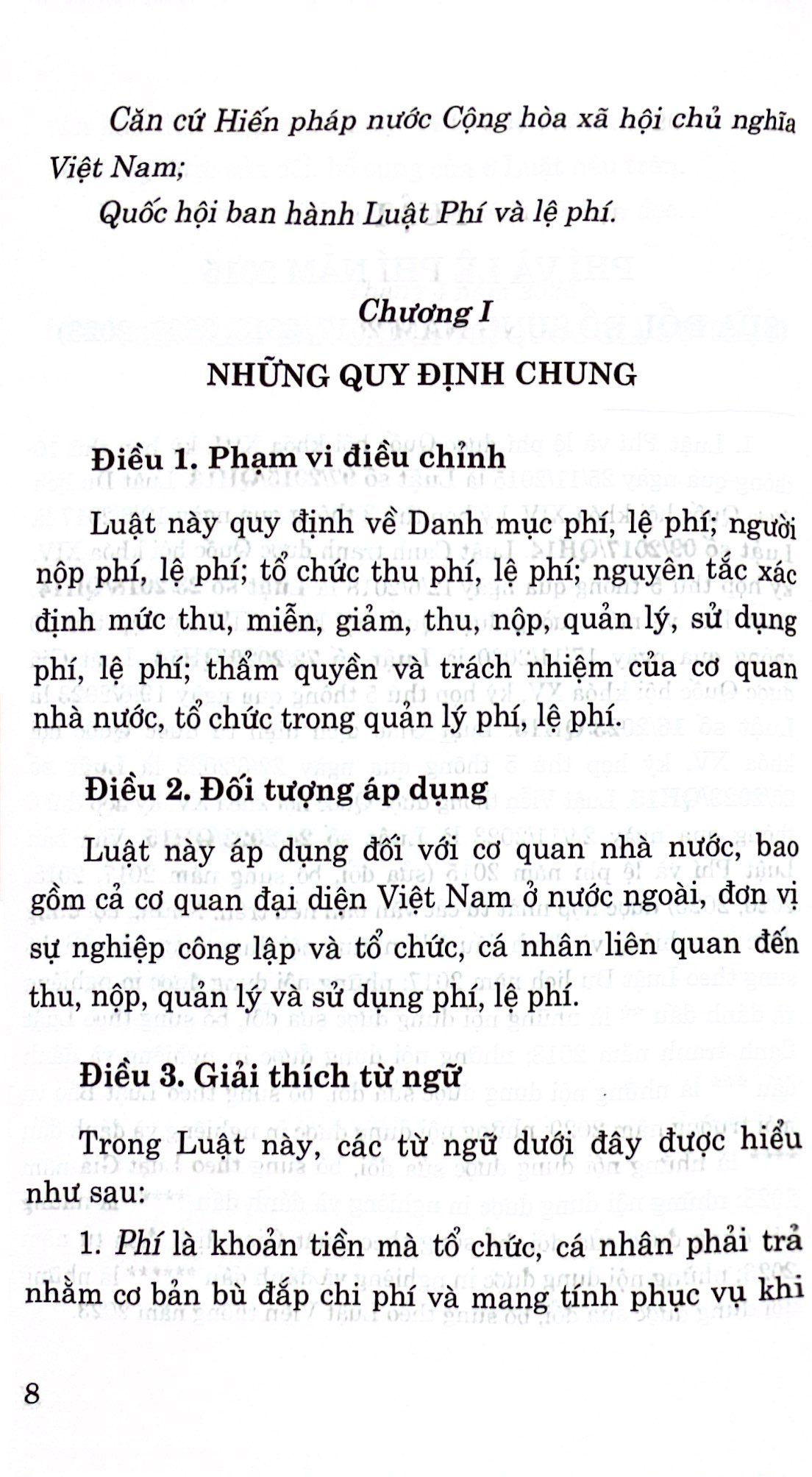 luật phí và lệ phí năm 2015 (sửa đổi, bổ sung năm 2017, 2018, 2020, 2023) - Ảnh 4