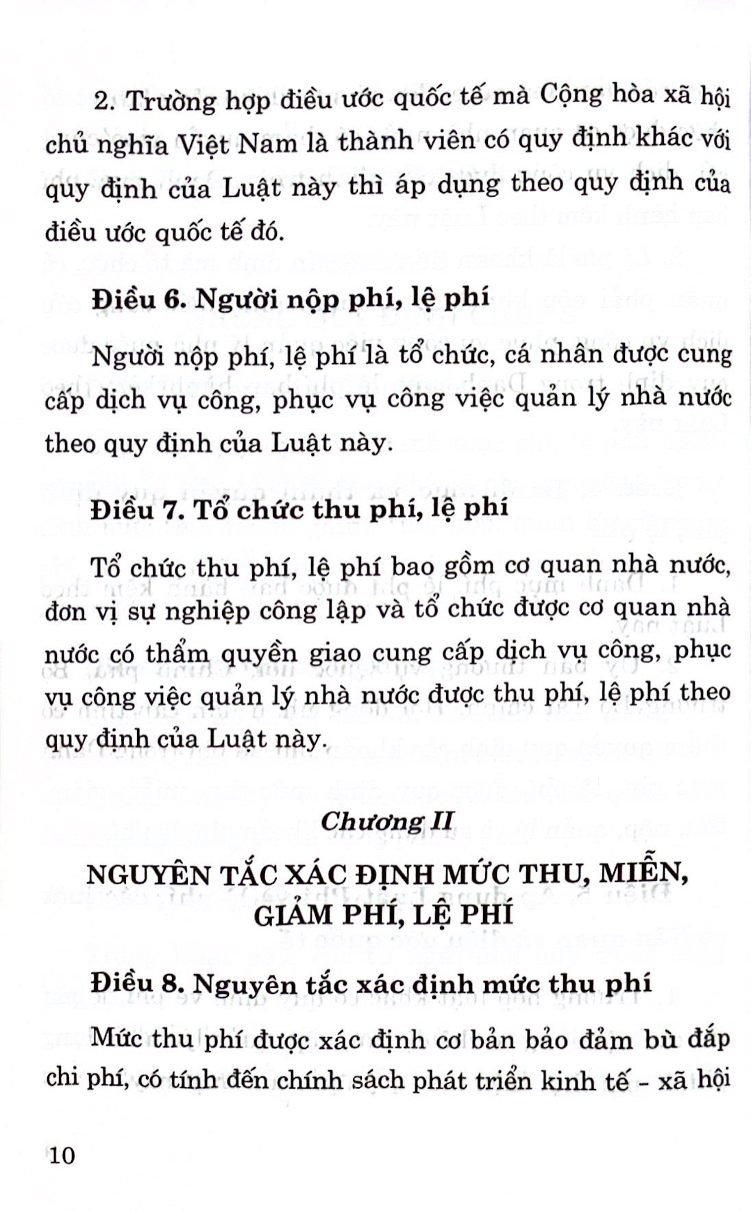luật phí và lệ phí năm 2015 (sửa đổi, bổ sung năm 2017, 2018, 2020, 2023) - Ảnh 6