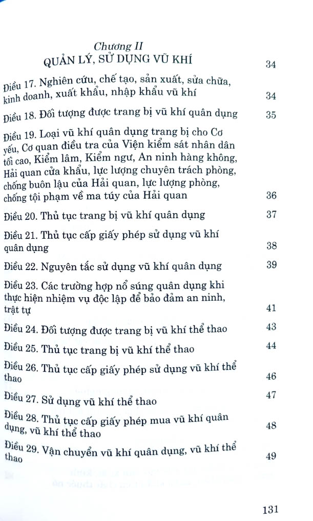 luật quản lý, sử dụng vũ khí, vật liệu nổ và công cụ hỗ trợ năm 2024 - Ảnh 6