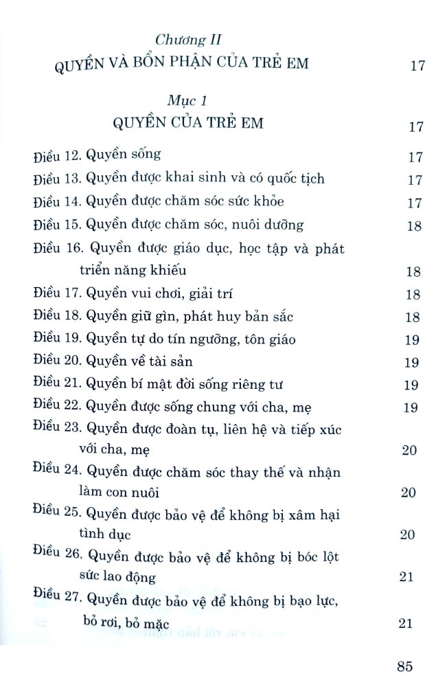 luật trẻ em (hiện hành) (sửa đổi, bổ sung 2018) - Ảnh 6
