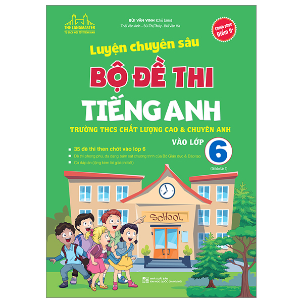 luyện chuyên sâu bộ đề thi tiếng anh vào lớp 6