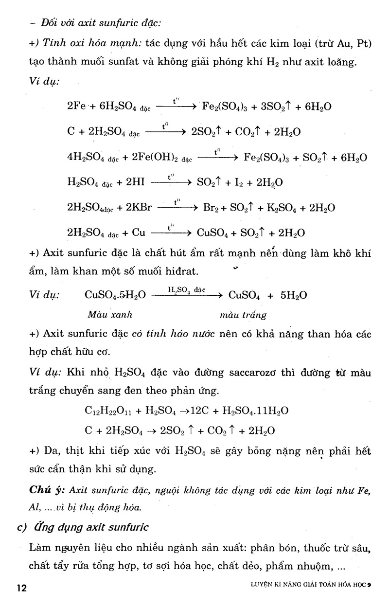 luyện kỹ năng giải toán hóa học 9 - Ảnh 11
