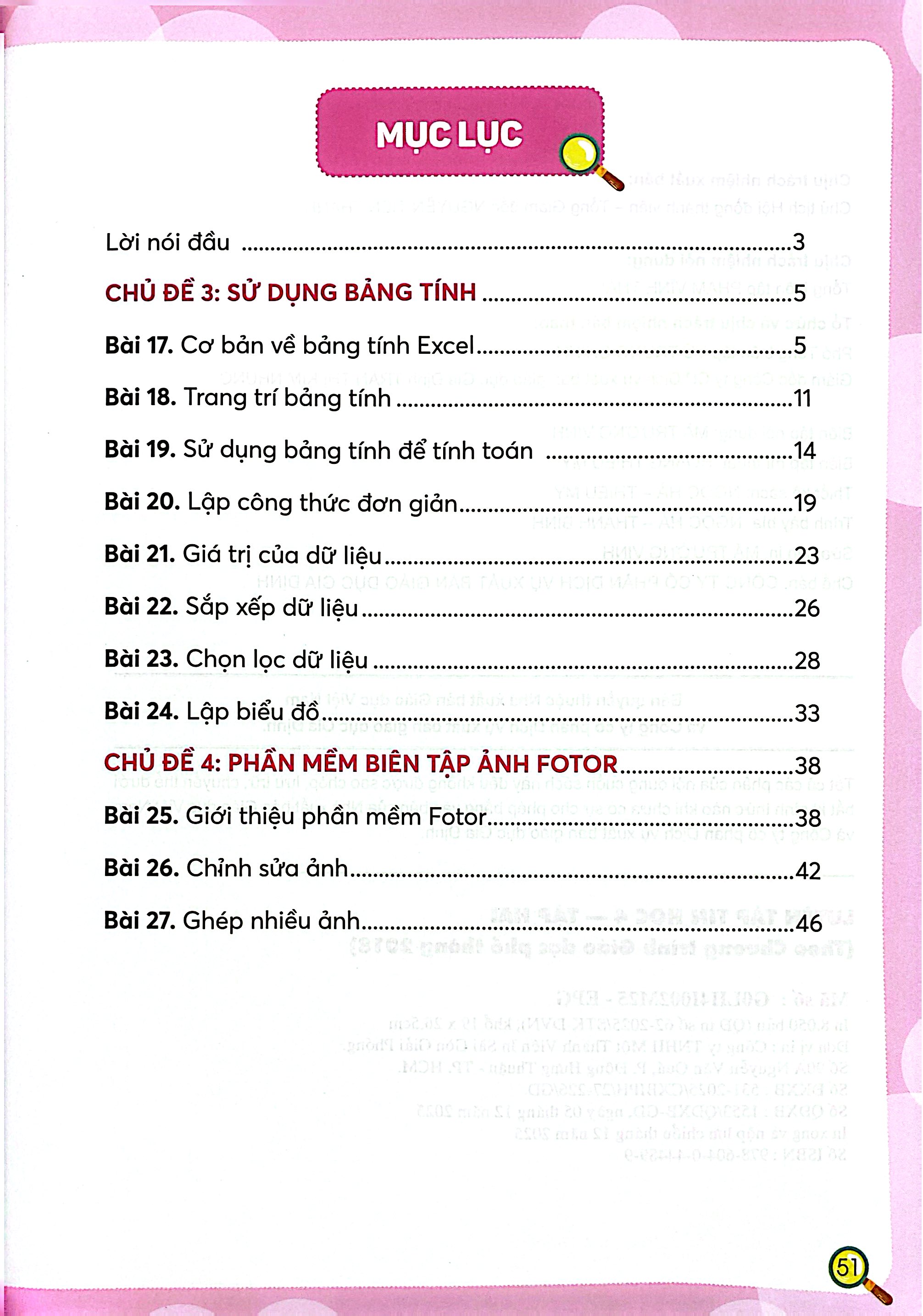 Luyện Tập Tin Học 4 - Tập 2 - Ảnh 3