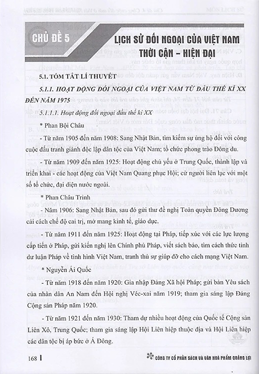 Luyện Thi Đánh Giá Năng Lực - Môn Lịch Sử - Kiến Thức Lớp 12 (Dành Cho Các Kì Thi Đánh Giá Năng Lực) - Ảnh 8