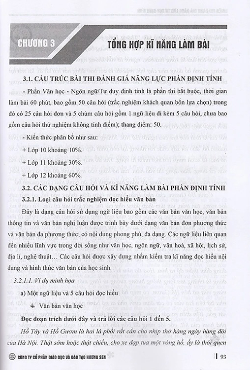 Luyện Thi Đánh Giá Năng Lực - Tư Duy Định Tính - Kiến Thức Lớp 12 (Dành Cho Các Kì Thi Đánh Giá Năng Lực) - Ảnh 6