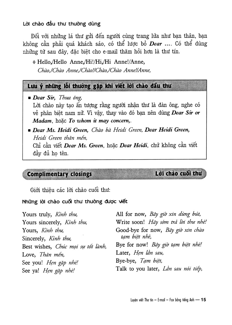 luyện viết thư tín...e-mail...fax...bằng tiếng anh - Ảnh 13
