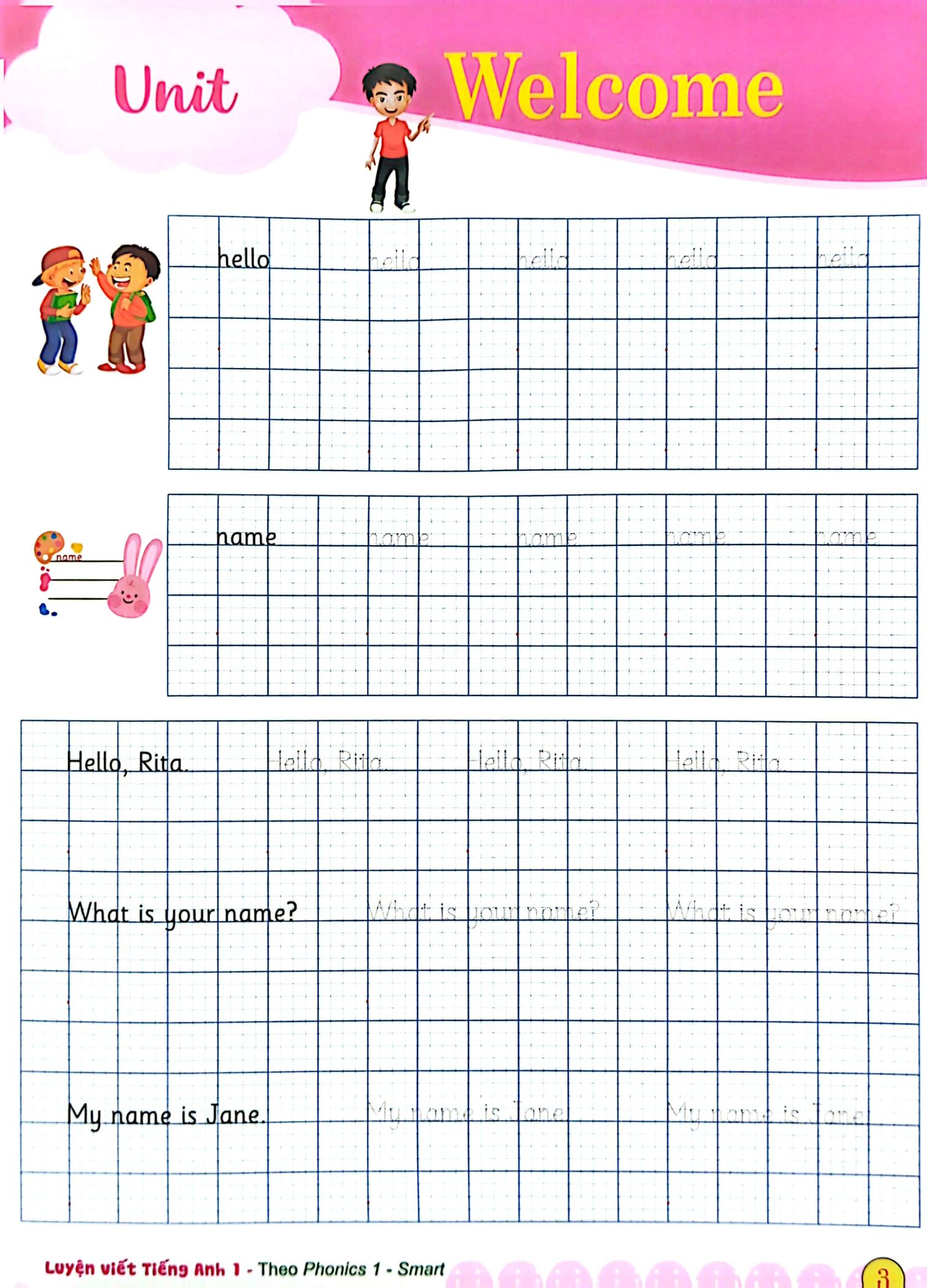 luyện viết tiếng anh phonics - smart 1 - notebook - Ảnh 4