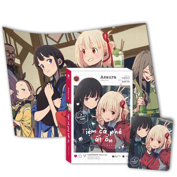Lycoris Recoil - Ordinary Days - Tiệm Cà Phê Bất Ổn - Tặng Kèm Bookmark + Poster