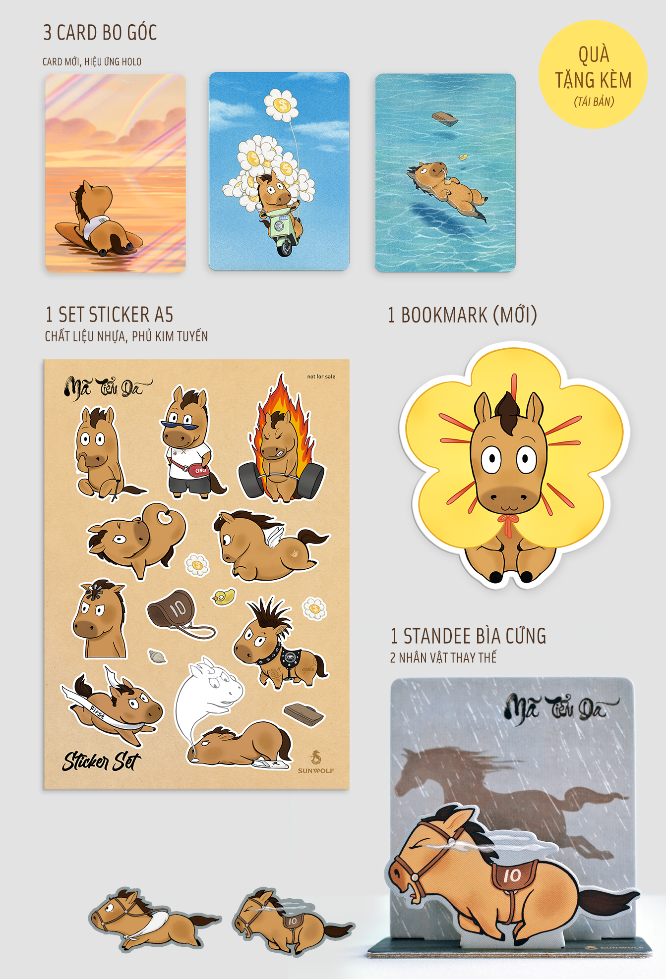 Mã Tiểu Dã - Vừa Chạy Vừa Khóc (Tái Bản 2026) - Bìa Cứng - Tặng Kèm 1 Sticker A5 Nhựa Cán Kim Tuyến + 1 Standee Bìa Cứng + 3 Card Bo Góc + 1 Bookmark - Ảnh 5