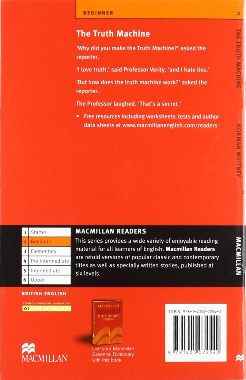 macmillan readers: the truth machine: beginner - Ảnh 6