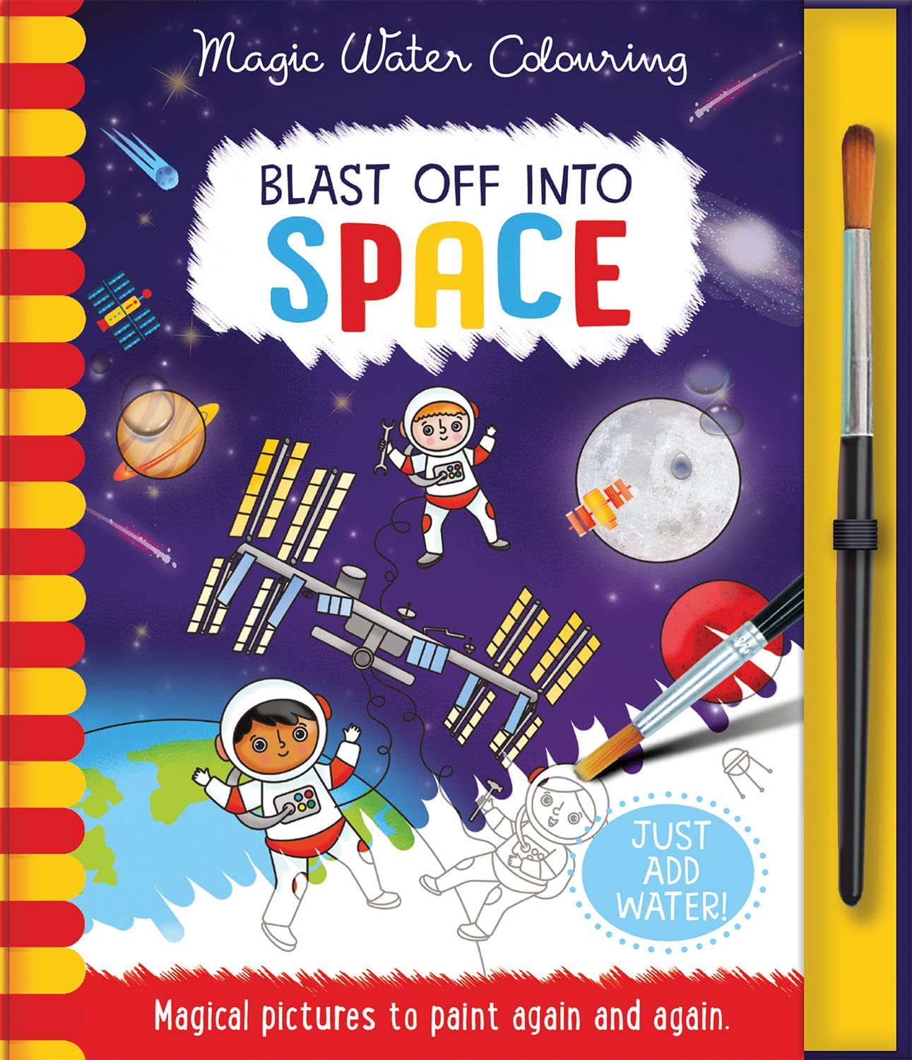 magic water colouring - blast off into space - Ảnh 2