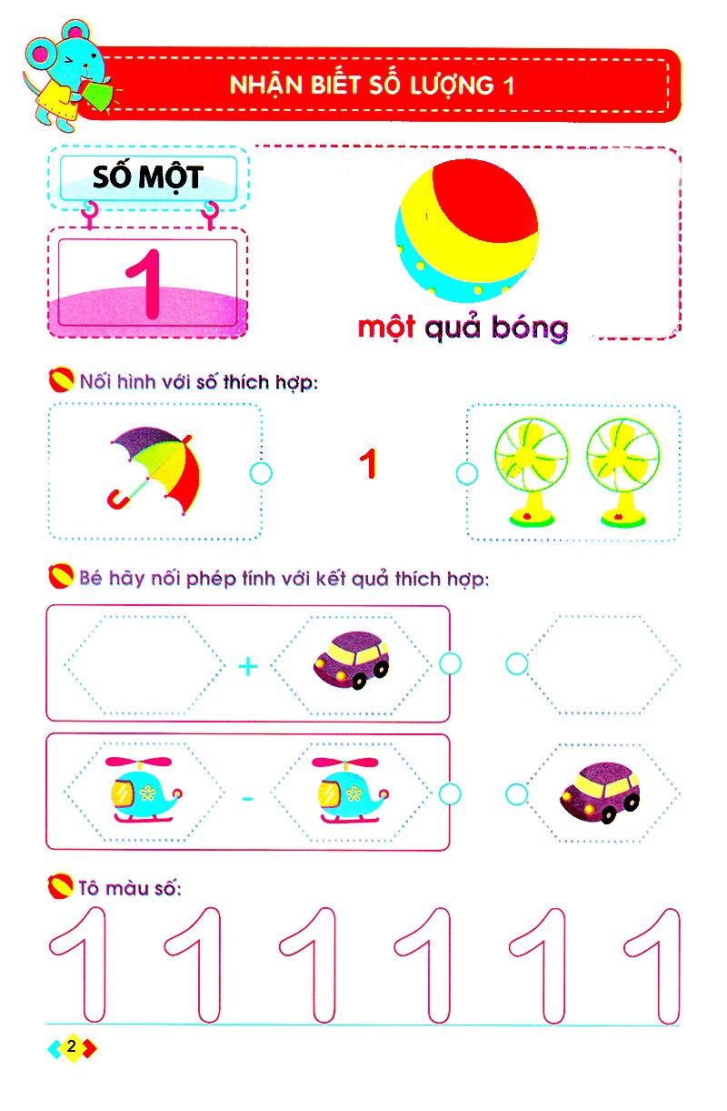 mai em vào lớp 1 - vở bé làm quen với toán - dành cho trẻ mẫu giáo (tái bản 2024) - Ảnh 2