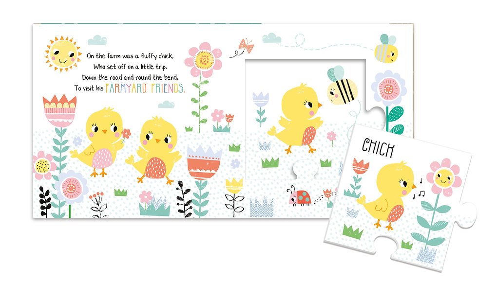 make and play jigsaw book: farm friends - Ảnh 3