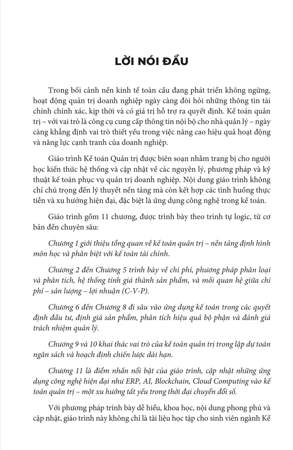 Management Accounting - Giáo Trình Kế Toán Quản Trị - Ảnh 3