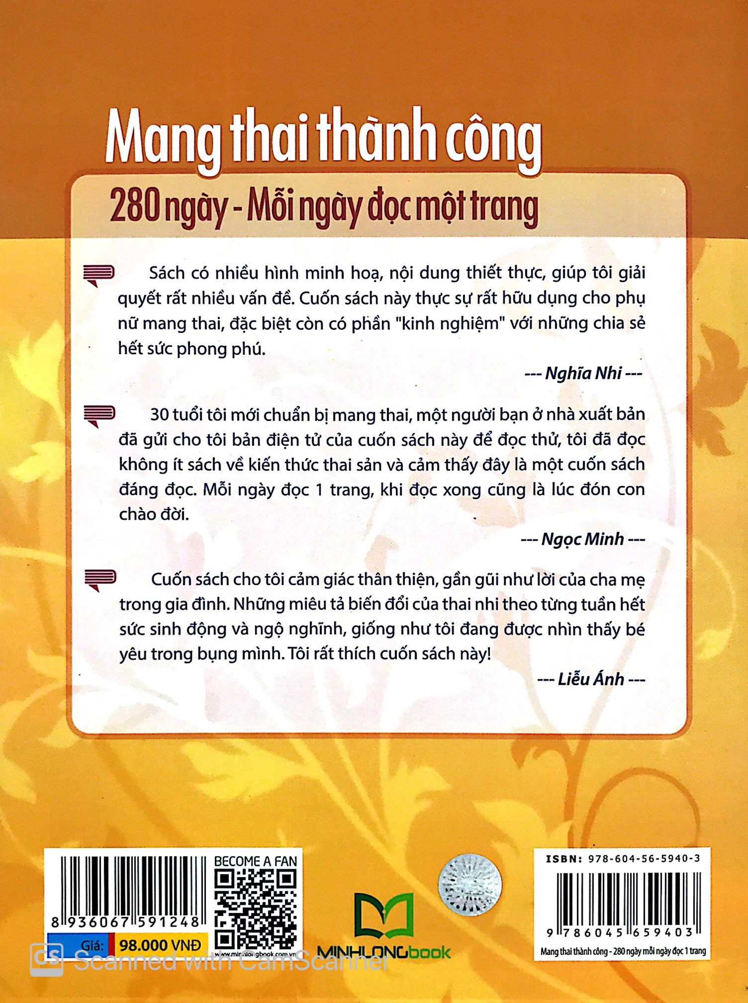 mang thai thành công 280 ngày - mỗi ngày đọc một trang (tái bản) - Ảnh 11