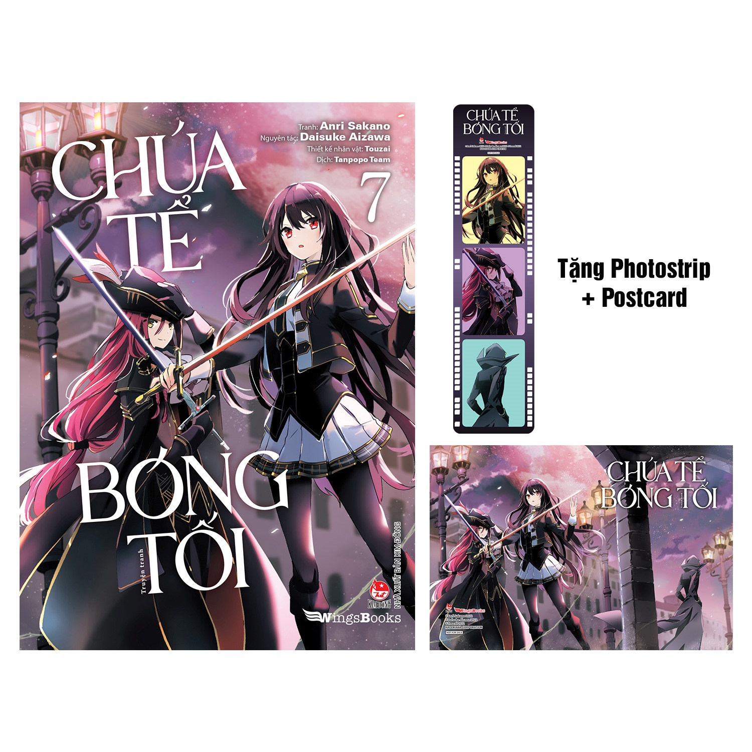 [manga] chúa tể bóng tối - tập 7 - tặng kèm postcard + photostrip - Ảnh 2