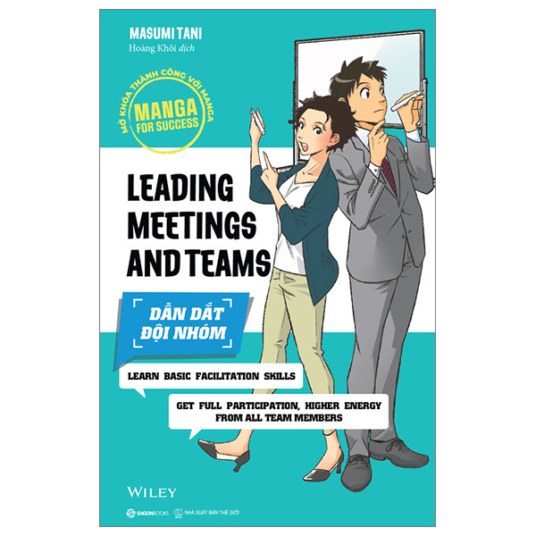 manga for success - mở khóa thành công với manga - leading meetings and teams - dẫn dắt đội nhóm