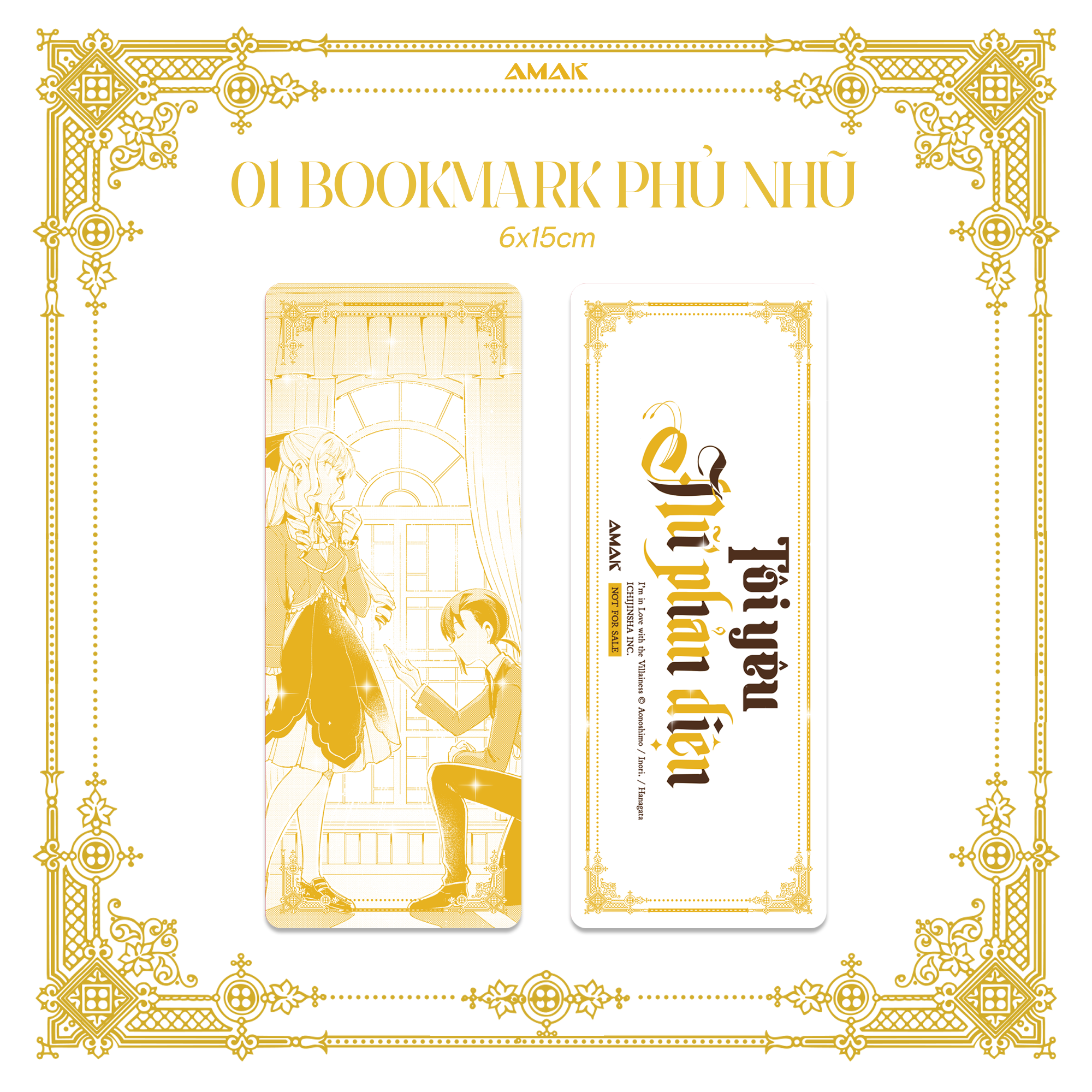 [manga] tôi yêu nữ phản diện - tập 3 - tặng kèm bìa áo rời phủ uv + bookmark phủ nhũ + postcard phủ nhũ - Ảnh 3