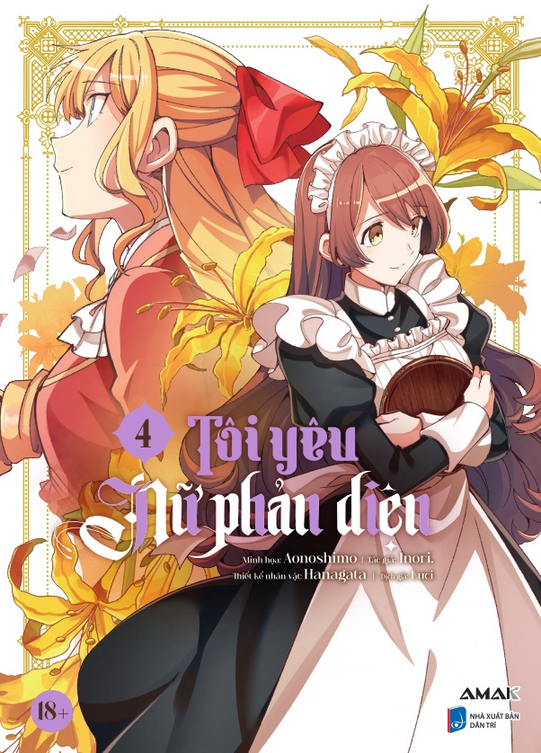 [manga] tôi yêu nữ phản diện - tập 4 - tặng kèm 1 bìa áo rời phủ uv + 2 bookmark bồi đôi phủ nhũ ánh trai + 1 card hồi ức ngày bình yên - Ảnh 2