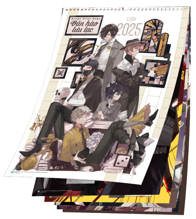 [manga] văn hào lưu lạc - tập 22 - bản sưu tầm - tặng kèm postcard + lịch treo tường 2025 - Ảnh 4