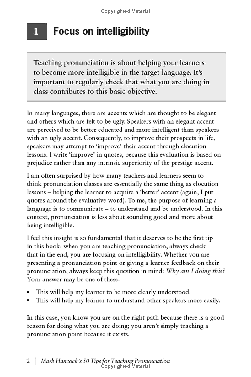 mark hancockℹs 50 tips for teaching pronunciation - pocket editions - Ảnh 11