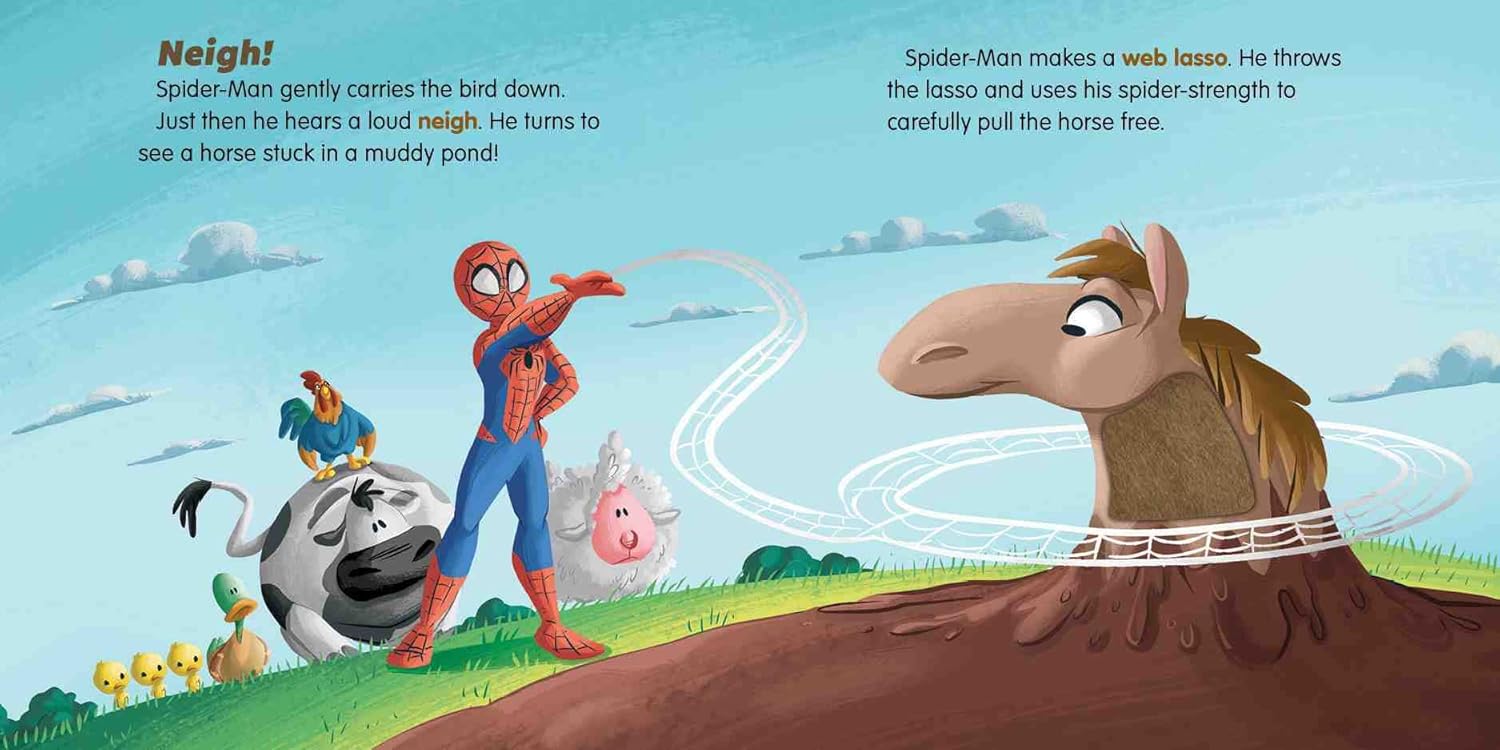 marvel beginnings - spider man goes to the farm - Ảnh 5