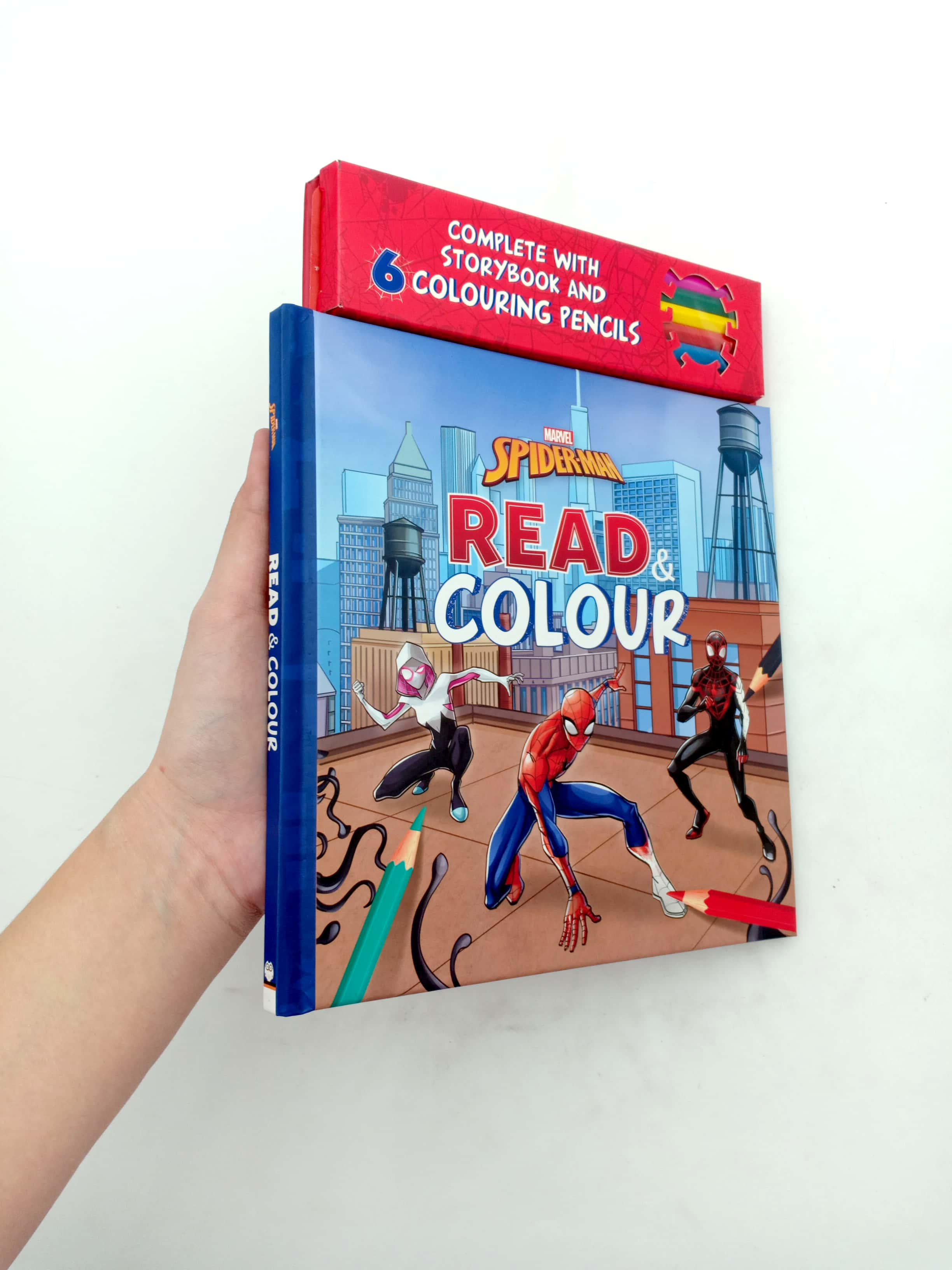 marvel spider-man: read & colour - Ảnh 9
