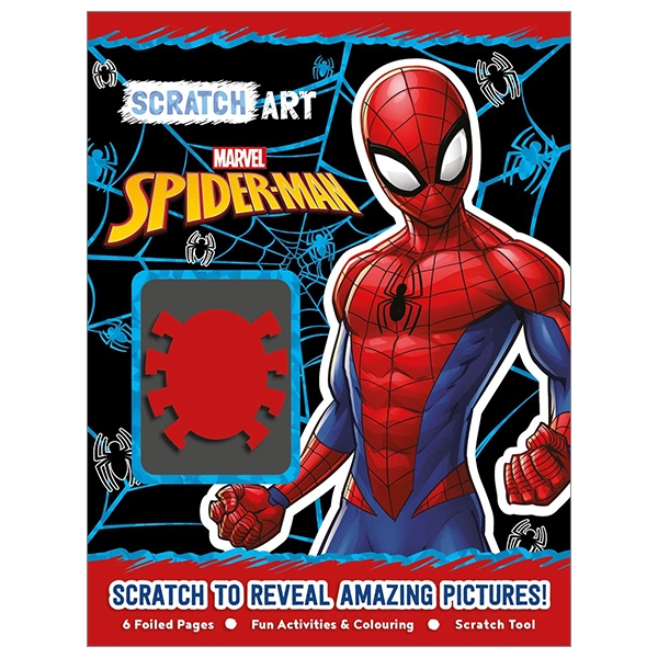 marvel spider-man: scratch art (scratch art marvel)