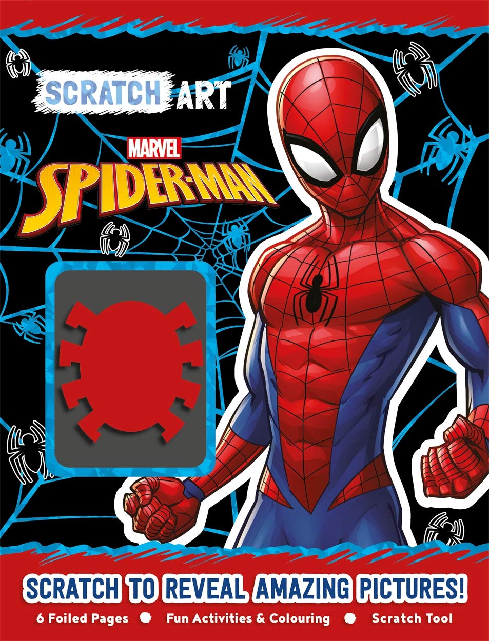 marvel spider-man: scratch art (scratch art marvel) - Ảnh 2