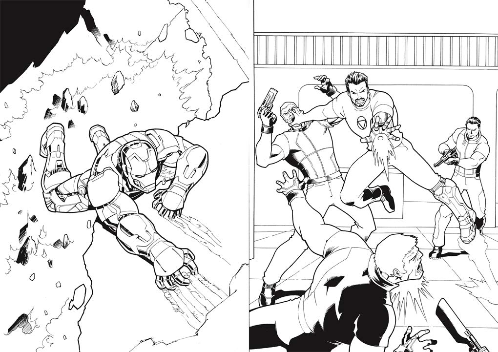 marvel super hero colouring - Ảnh 3