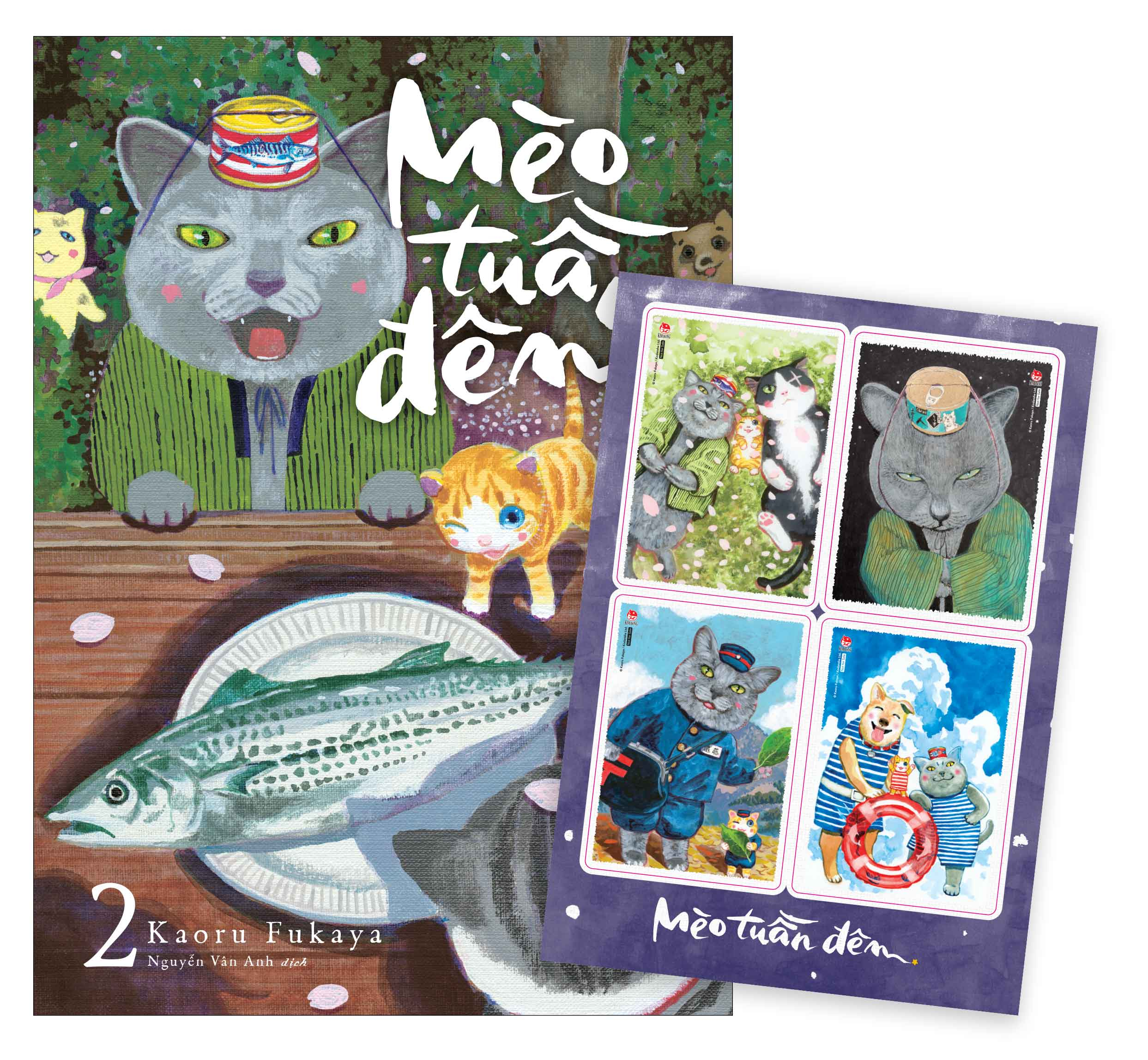 mèo tuần đêm - tập 2 - tặng kèm set postcard - Ảnh 2