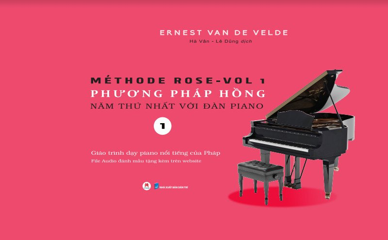 méthode rose vol 1 - phương pháp hồng - năm thứ nhất với đàn piano (tái bản 2024) - Ảnh 2