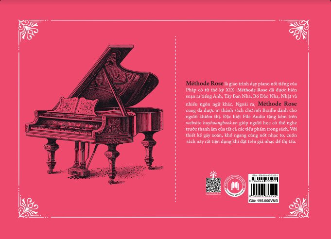 méthode rose vol 1 - phương pháp hồng - năm thứ nhất với đàn piano (tái bản 2024) - Ảnh 3