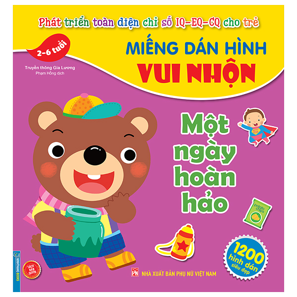 miếng dán hình vui nhộn - một ngày hoàn hảo (2-6 tuổi)