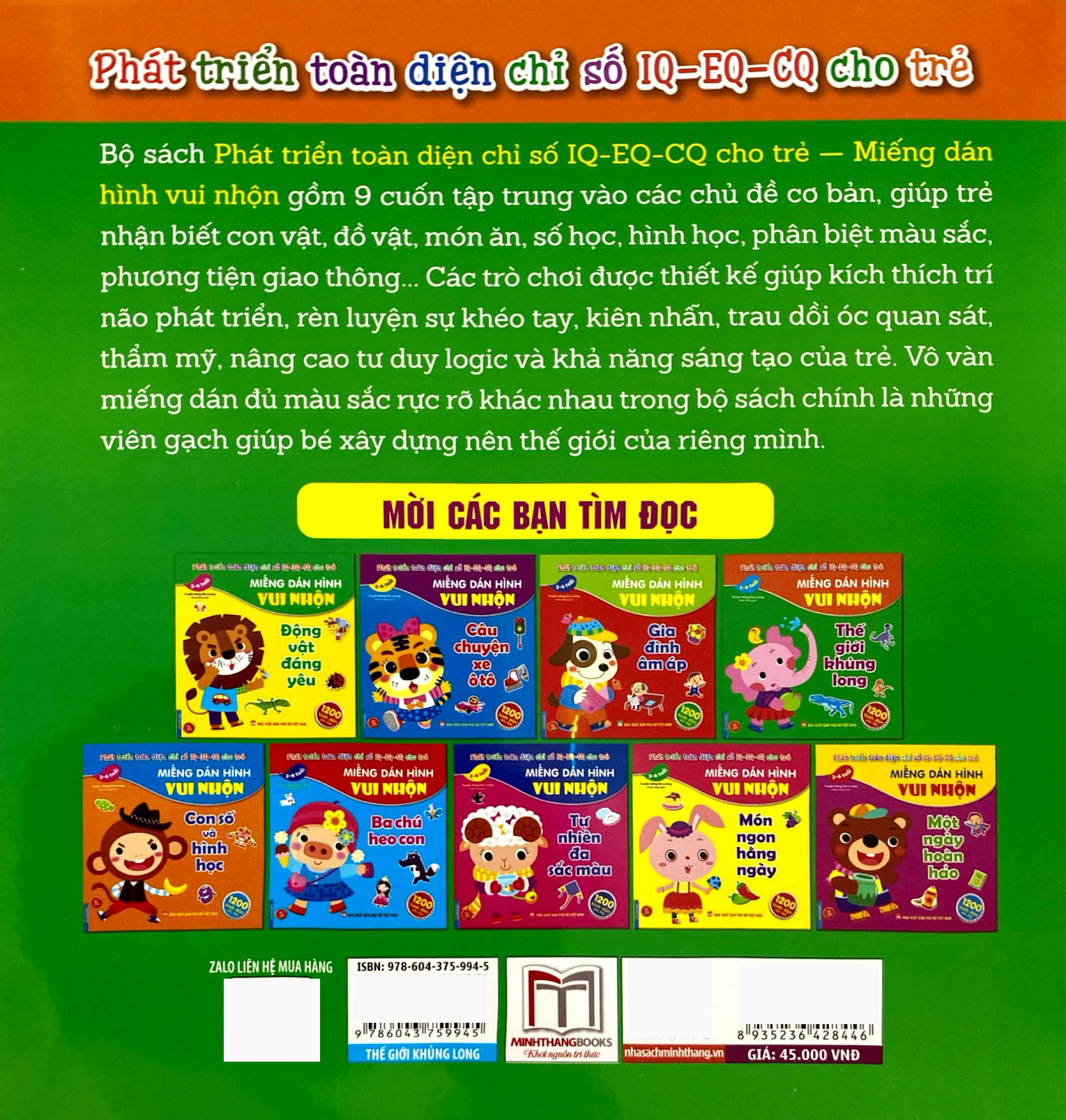 miếng dán hình vui nhộn - thế giới khủng long (2-6 tuổi) - Ảnh 6