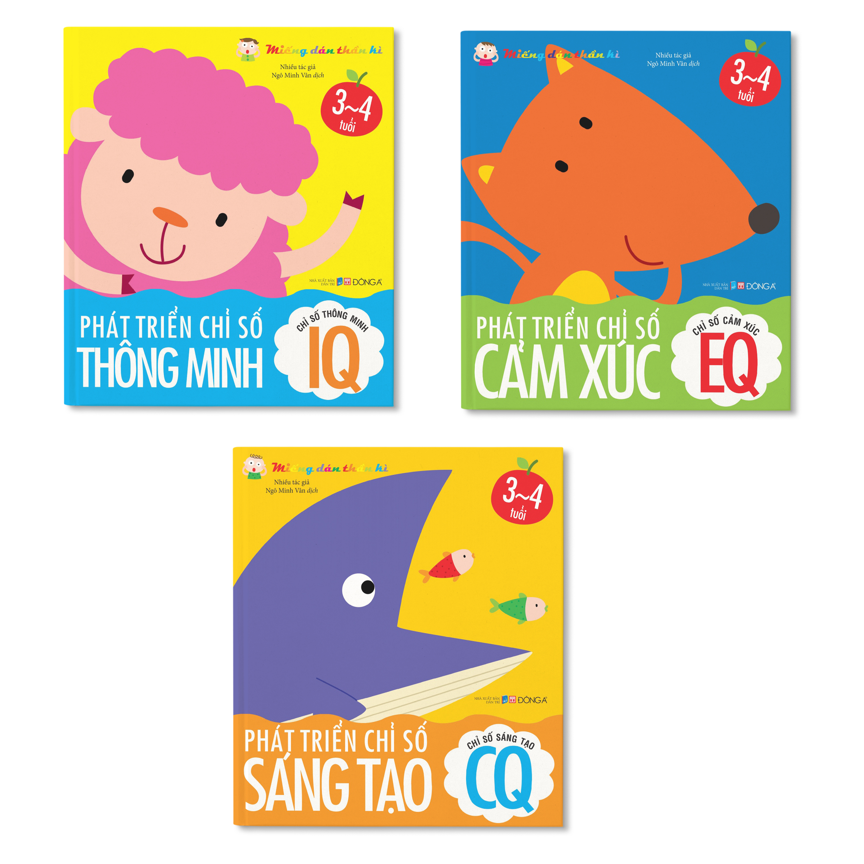 miếng dán thần kì - phát triển chỉ số sáng tạo - chỉ số sáng tạo cq - 3 - 4 tuổi (tái bản 2022) - Ảnh 4